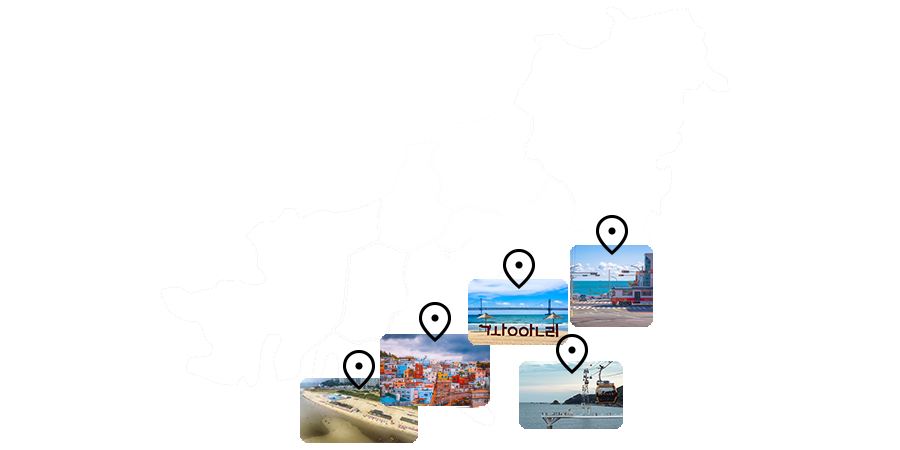 부산지역지도
